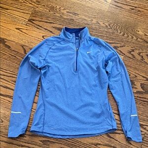 Nike Royal Blue Quarter-Zip Pullover